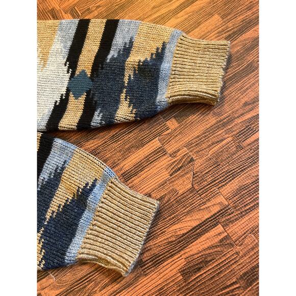 VTG Jantzen Grandpa Sweater Ski Lodge Aztec Geometric Pattern Pullover XL - Picture 7 of 13